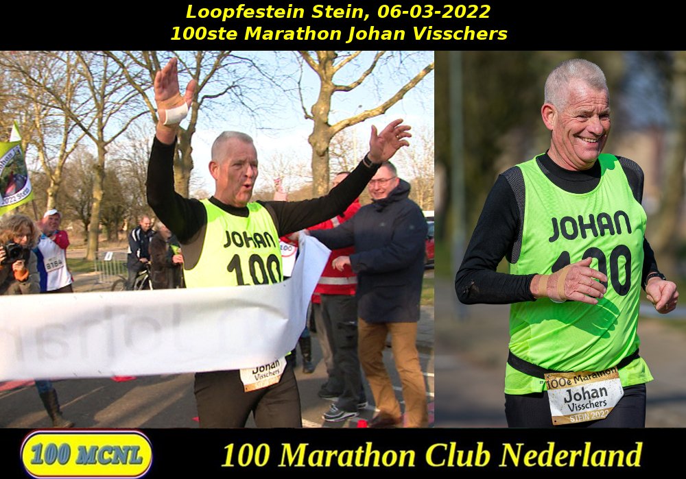 100ste marathon Johan Visschers