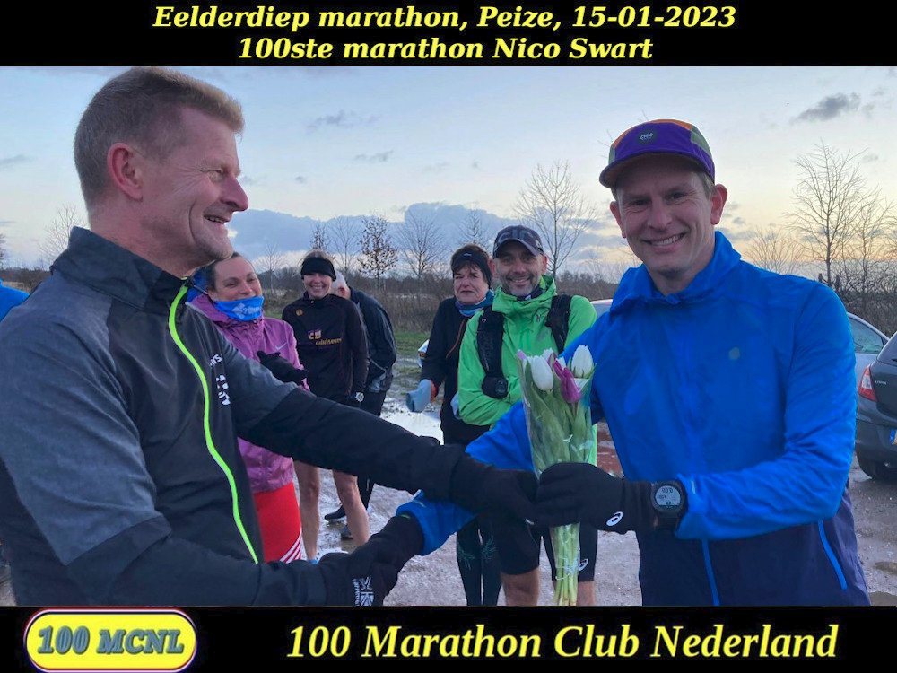 100ste marathon Nico Swart