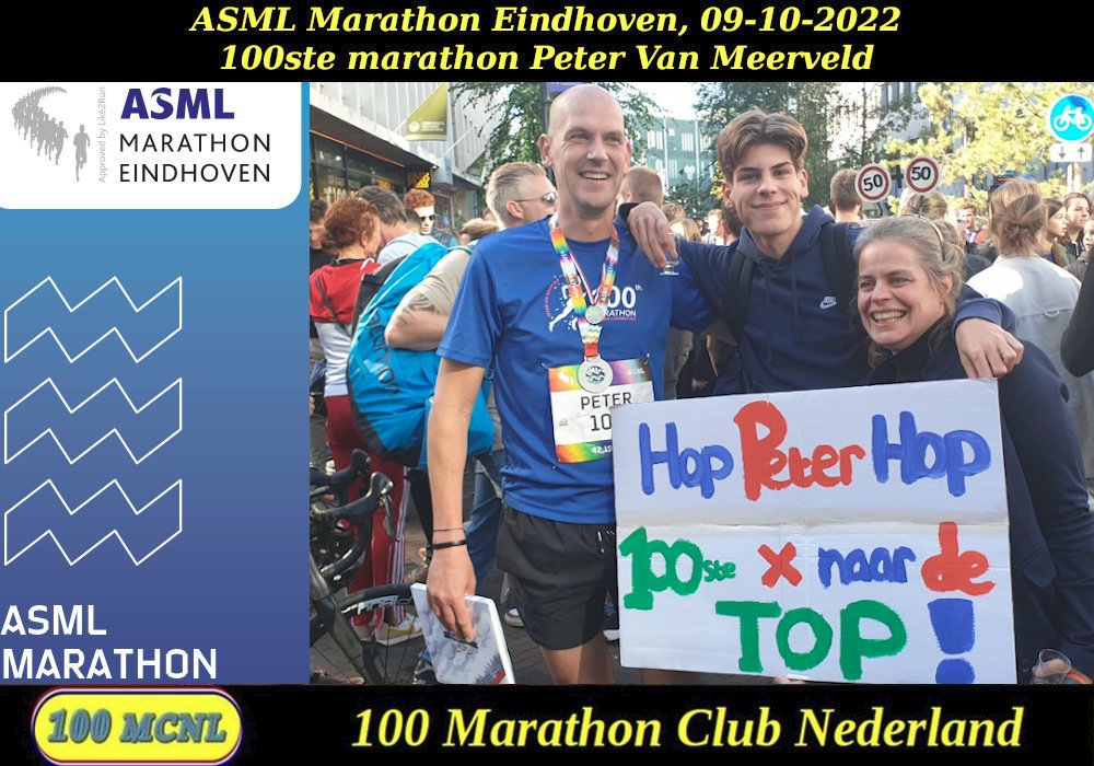 100ste marathon Peter van Meerveld